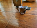 德将4只装家具脚轮配件夹板轮子万向轮带刹车婴儿床滑轮BB床滚轮静 1.5寸4只带刹车轮 实拍图