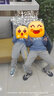 真维斯（Jeanswest）真维斯男童套装春装大童儿童两件套秋冬外穿2025男孩加绒保暖衣服 【春秋套装】雾霾蓝灰色xcbnd10 140 实拍图