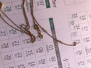 MONOLOGUE独白链金主义复古黄金足金项链简约百搭叠戴MR108情侣送女友礼物 37.5cm 实拍图