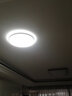 格润莱特（GERUN）LED黑白三防吸顶灯密封厨房防粉尘水汽厕所卫生间浴室阳台净化灯 18W Φ290mm 白光 实拍图