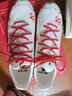 卡尔美（KELME）天朗足球卡尔美TLSS联名RAYO系列短钉麻将配色限量人草MG足球鞋 白红色8242ZX1109-107 42.5 US9 实拍图