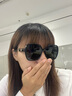 BOLON暴龙眼镜时尚太阳镜女大框墨镜女显脸小防紫外线BL5059 C10-镜片灰色/镜框黑色 实拍图