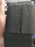 途尊（kingtrip）跑步运动手机包女腰包男士穿皮带工地干活横款套便携挂腰间包袋夏 升级款黑色带盖加大版可放6-7.5英寸手机 晒单实拍图