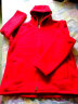 奉孝妈妈装秋冬新款中老年人女装外套摇粒绒连帽卫衣老人衣服加厚奶奶 大红色 3XL（建议130-145斤） 实拍图