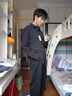 西域骆驼（VANCAMEL）衬衫男春秋长袖衬衣男士宽松休闲男装上衣韩版纯色衣服 深灰 XL 实拍图