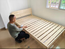 柏帝奇  实木床现代简约2米双人1.8米大床单人1.5米床家用木板床1m床1.2 实木床40高标准透气款 1500mm*2000mm 实拍图