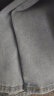 Matri Mr牛仔裤男夏季薄款宽松直筒长裤新款九分百搭男士裤子男休闲裤男 中蓝 L（115-130斤可穿） 实拍图