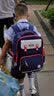 尚喜马奥特曼书包小学生男生一到四年级赛罗护脊男孩儿童双肩包藏青 实拍图