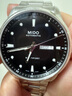 美度（MIDO）瑞士手表 舵手系列 千禧款 长动能 商务休闲 机械钢带男表 实拍图