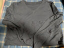 猫人男士秋衣莫代尔上身单件上衣无痕薄款内穿打底衫紧身保暖内衣 V形领  镍灰 XL 【参考体重120-140斤】 实拍图