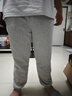 真维斯（Jeanswest）休闲裤男春秋款运动卫裤重磅束脚裤潮牌男士男生宽松大码灰色长裤 实拍图