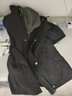 鲁宾克外套男士秋冬季潮牌宽松休闲假两件连帽工装夹克美式棒球服上衣服 黑色 3XL (建议体重155-165斤) 实拍图