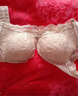 欧迪芬（Ordifen）秋冬年内衣女无钢圈文胸舒适蕾丝小胸显大聚拢抗菌胸罩上托收副乳 胭脂水粉 80B 实拍图