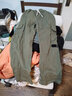 卡图弛美式高街工装裤男春秋季宽松潮流直筒阔腿韩版运动休闲长裤子男装 军绿色+黑色 3XL 【建议160-180斤】 实拍图