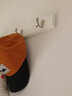 家逸 衣帽架壁挂 墙壁置物架 墙壁挂衣架 墙上实木挂钩 6钩白色 实拍图