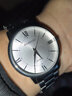 罗西尼（ROSSINI）生日礼物罗西尼手表启迪系列新品情侣男表商务风石英表皮带腕表 白盘钢带男表619903W01I 实拍图