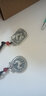 梦至尊999纯足银十二生肖吊坠圆形八卦男女本命属相实心银牌 生肖鸡约30克+挂绳 实拍图