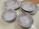 陶趣居日式盘子日本制造樱花餐具套装碗盘3D樱花雨面设计陶瓷套装间取樱 5.4英寸钵 实拍图