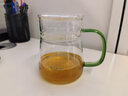 金灶（KAMJOVE）茶水分离杯过滤茶杯绿茶杯玻璃杯喝水杯创意月牙杯个人杯办公室杯 TP-602（琉璃手柄） 实拍图