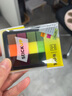 得力（deli） 【多种规格】记事贴便利贴标签纸便签纸强黏性可反复粘撕 9060盒装荧光便签提示贴 十包装 实拍图