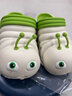 小鹿米利儿童洞洞鞋 夏季新款毛毛虫可爱卡通透气软底宝宝凉拖鞋 苹果绿 17 【170】鞋内长16.5CM建议脚长16C 实拍图