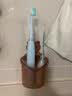 牙刷收纳杯 牙刷置物架卡通可爱牙膏牙刷盒壁挂式免打孔 咖啡色 实拍图