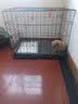 蔻丝狗笼子小型犬中型犬室内家用带厕所分离折叠免安装狗笼子柯基柴犬 黑折叠铁丝款【85*60*70】35斤内 实拍图