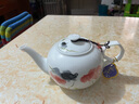 盛天下 景德镇陶瓷青花瓷小茶壶釉中彩过滤泡茶单壶小号功夫茶具手抓壶 实拍图