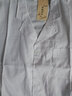 烈焰战队医生用白大褂 男女夏季薄款短袖医院工作服护士服 学生化学实验服 短袖涤棉白大褂 185（建议170-185斤） 实拍图