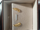 周生生 羽毛黄金耳钉 爱情密语足金丘比特之羽耳饰 86820E计价 3.5克 实拍图