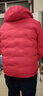 冬季三叶草新款羽绒服男短款双面穿连帽白鸭绒加厚青少年保暖外套 红色 3XL （145-165斤） 实拍图