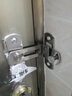 百卡插销门栓门搭扣不锈钢门锁扣安全门窗户扣明装家用房门移门通用 【大号90°直角】不锈钢本色 实拍图