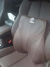 宝马奔驰奥迪汽车头枕腰靠 太空记忆棉车载车用座椅腰托腰枕腰靠垫靠背靠枕护颈枕头 汽车用品大全车内饰品 宝马X1/X2/X3ix3/X4/X5/X6/X7 摩卡棕【头枕】1个 实拍图