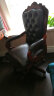 欧森尼家具 美式真皮老板椅 实木转椅 欧式电脑椅 家用办公椅 升降椅 书椅 实木书椅 真皮实木转椅 实拍图
