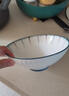 摩登主妇面碗拉面碗日式家用面条碗斗笠碗陶瓷大碗防烫泡面碗汤碗 8英寸圆圈斗笠碗 实拍图