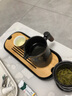 唐丰旅行茶具套装户外车载功夫便携收纳快客一壶四杯随身泡茶定制logo 椭圆干泡盘黑+暗香木语一壶四杯 实拍图