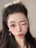 GCKK树叶珍珠耳环女新款甜美仙气耳坠小众百搭高级感耳饰生日礼物 树叶珍珠耳环蓝色耳针 实拍图
