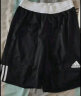 adidas速干舒适双面穿篮球运动短裤男装阿迪达斯官方 黑色/白 2XL 晒单实拍图