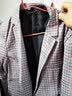 皮尔卡丹 西服男春秋新款帅气修身单西春季外套男士休闲小西装韩版千鸟格 M818红白格 XL (120-135斤) 实拍图
