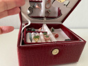 多样屋（TAYOHYA）鳄鱼纹首饰盒收纳饰品盒珠宝盒结婚纪念婚庆送女朋友生日礼盒 红色 实拍图