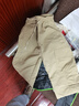 雅鹿美式工装裤子男春秋季新款宽松休闲裤男士加绒厚潮流直筒运动长裤 A137卡其色【高品质】39 常规 XL 120斤-140斤 实拍图