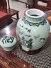 瓷芸景德镇陶瓷酒坛空泡酒瓶酒密封罐长期存酒桶封酒缸家用果酒酿酒瓶 桃园三结义-青釉 10斤无孔（空瓶 实拍图
