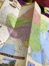 唐朝历史地图（上）图说中国历史系列 大尺寸87x57.5cm 历史疆域版图 古今地名对照 古代地图 时间轴 历史名人及事件 盛世李世民武则天玄奘等 实拍图