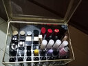 KAMAN口红收纳盒防尘网红桌面装化妆品的盒子带盖多格整理唇釉口红架 金边玻璃款【加高40格】 实拍图