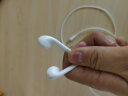 纽曼（Newmine）NM-LK06 半入耳式线控有线耳机 手机耳机 音乐耳机 3.5mm接口 电脑笔记本手机适用 白色 实拍图