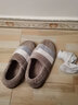 惠夫人棉拖鞋男厚底冬季韩版家居家情侣室内包跟防滑保暖冬天月子拖女 升级全包 咖啡 46-47 (适合45-46码穿) 实拍图