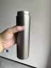 TILIVING(钛立维)纯钛保温杯茶水分离茶水杯子商务生日礼物男士伴手礼盒 内外纯钛保温杯(礼盒款) 500ml 实拍图
