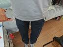 画澈【2条】休闲裤男春夏季新款宽松潮流哈伦运动束脚裤工装裤子男卫 黑色+灰色 M 实拍图