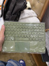 航世（BOW）HB252 充电无线蓝牙智能触控键盘 超薄便携手机平板ipad电脑苹果小米华为办公通用键盘 复古绿 实拍图