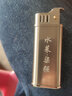 THE ONE国产一键按压煤油打火机老式复古创意纤巧定制送男友情人节礼物 镍拉丝标准版 实拍图